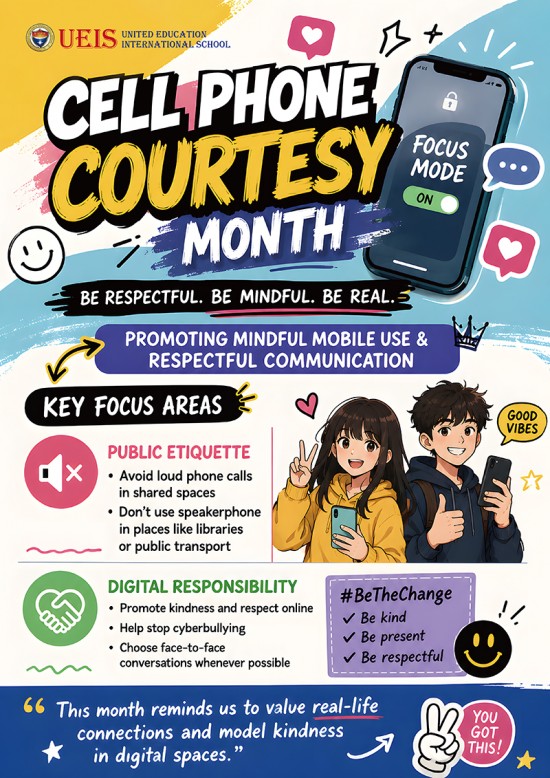 Cell Phone Courtesy Month